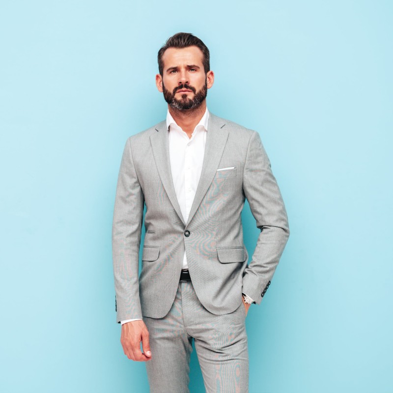 Gray Blazer